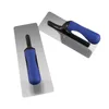 1pc 20/8 cm de acero inoxidable con mango de plástico azul de hormigón de hormigón flotante para la herramienta de limpieza de la construcción