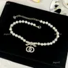 Collier de créateur Colliers pour femmes Colliers de perles Pendants Chaînes Os Colliers à la mode Hol S S S