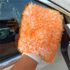 Handskar mjuk mikrofiber bilrengöring handskar auto beskriver ultra mjuk mitt galenskap tvättmitt lätt att torrt biltvätthandskar bil rengöring verktyg