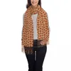 Sjaals giraffe in tinten sjaal met lange kwast dierenprint warme zachte sjaals wrpas dames ontwerp hoofddeksel winter bufanda
