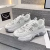 New Autumn High Display Small White Shoes Versatile Thick Sole Sports and Casual Black Shoes GAI
