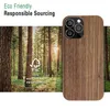 Mobiele telefoonses Walnut Wood Curving Tree Soft Rubber Cushioning Shock Absorber Elastic Scratch en Anti-Collision Protection voor iPhone 11