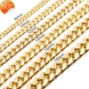 8/10/12/14/16/18mm 18-30 pollici Miami Cuban Link Gold Gold Hip Hop Gioielli Collana in acciaio inossidabile spesso 6845 6845