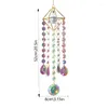 Décorations de jardin Suncatchers avec cristaux Prismes Prisms Rainbow Vintage Vinth carillons suspendus Catcher de rêve Drop Bell Accessoires