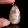 Подвесные ожерелья мода Diy Charm Женщины Man Natural Cherry Blossoms Agate Stone Slide Healing Crystal для украшения ювелирных изделий YS705