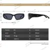 Balencigaa Vintage Designer Sungass Sungasses Fashion Frame Caplase Party Outdoor Shades Blancs Y2K Cyberpunk Sun Glasses For Women Men Bale Sunglasses 360