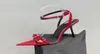 Designer Women Sandals Party Fashion 100 cuir dance chaussure Nouveau talons sexy super 115cm Lady Red Wedding Metal Belt Buckle High H3999172