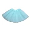 Robe tutu enfants enfants filles jupes de ballet élastique robe en mailles gymnastique jupe de danse princesse pettiskirts dance tutus d240507