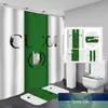 Wholesale Bathroom Shower Curtain Cross-Border Waterproof Shower Curtain Toilet Carpet Suit