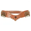 Ceintures Cowboy Belt Belt Holsters Masqueades Washingstrap pour les femmes Costume de ceinture unisexe