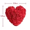 Flores decorativas Rose Love Gift Box Artificial Flower Wedding Marria