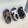 Sandals Girls 2023 Summer Boys Fashion Spect Sports Casual Sports Scarpe piccole e medie dimensioni Soft Sole Beach H240507