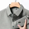 P09m Chemises robes masculines 2024 MENSES BUSINESSALES COSTAL COTTON LINEN CORTRE SLEME COTTER COTTON COTTON COTTON D240507