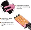 Curling Irons 3 baryłki kręconej ceramiki żelaza o regulowanej temperaturze i szybkim ogrzewaniu prętów cieplnych opornych na rękawiczki Q240506