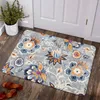 Carpets Modern Floral Doormat Indoor Welcome Entrance Floor Decorative Carpet Non-slip Easy To Clean Area Rug Wrinkle-Resistant Mat