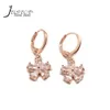 2020 Boucles d'oreilles en diamant en or rose la plus chaude Pendentif pour femmes