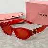 Sommerdesigner Sonnenbrille für Frauen Mius Sonnenbrille Herren Ovale Sonnenbrille Luxusmonogramm Sonnenbrille Hochwertige Sonnenbrille Brillen mit