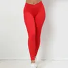 Leggings femininas Sexy Cross High Scrunch Leggings Leggings Mulheres Sportswear Gym Legging Pants levanta as calças -calças esportivas para T240507