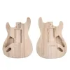 Acessórios Substituição do corpo da guitarra elétrica inacabada no corpo de guitarra de bordo de uma peça para acessórios de bricolage de guitarra de pára -choque