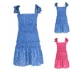 Casual Dresses Summer Women's Sexy Lace-Up Chest-Wrapped Pleated Midje-Hugging Butt-Hugging Dress and Short Elegant for Women