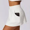 Active Shorts Mini Safe Sports Rok Training Tennis Skirts Cloud Hide for Women Dancing Fitness High Taille Quick Dry Running Skorts
