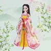 30 cm pop volledige set Chinese stijl kostuumpop set 1/6 bjd pop met hoofddeksels spelen huiskleden speelgoed 240506