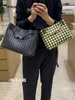 Women Totes Bag Andiamo Andiamo Woven Handbag Old Money Style Crossbody Shopping Bag