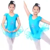Mädchenkleider Sommer kurzärmelige Mädchen Ballettkleid für Kinder Ballerina Tutu Kinder Kostüme Tanz Lotard Tanzkleidung