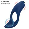 Men Sex Toys Cock Ring Vibrator voor mannelijke penis testiculaire massage clitoris stimulatie paar vibrerend oplaadbaar 240506