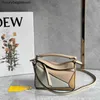 Loeiwe High End Designer Puzle torebki dla kobiet nowe mini geometryczne torbę cielęcą modny wszechstronny poduszka torba na jedno ramię w torbie krzyżowym