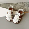 Sandały Tu Kingdom Childrens Buty Baby Summer Walking Girl Sofe Sole Boys and Girls Treasure H240507