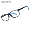 Zonnebrillen Zenottic Kids Blue Light Blocking Glazen TR Computer brillen met touw Anti-Blurry Eyrain Cut UV400 Anti-Glare Lens Children