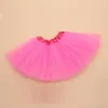 tutu Dress Girl Elastic Ballet Dancewear Tutus Mini Skirt For Birthday Party Dance 3 Layer Tulle Tutu Skirt for Kids Princess 2-8Y Girls d240507
