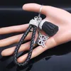 Witchcraft Celtic Knot Pendant Key Chain Stainless Steel Protection Amulet Bag Charm Witch Keychain Jewelry nudo de bruja 240425
