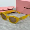 Sommerdesigner Sonnenbrille für Frauen Mius Sonnenbrille Herren Ovale Sonnenbrille Luxusmonogramm Sonnenbrille Hochwertige Sonnenbrille Brillen mit