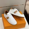 Italië Luxe mannen Rivili Sneaker schoenen Mesh Sport Kalf Leer Mesh Ruber Sole Party Wedding Trainers Groothandel platform Skateboard Walking EU38-46