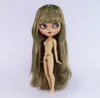 Icy DBS Blyth Doll 19 Joints 16 Body 30 cm BJD Doll Tan Skin Frosted Mat Face Afro Hair Diy Make Up Costume Doll Gift Toy 240507