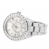مخصص للرجال العلامة التجارية مشاهدة ICE Out VVS Moissanite Diamond Watches