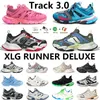 2024 xlg coureur deluxe piste 3.0 Paris Designer Chaussures décontractées Triple S Runner Men Femme Femme Trainers Sneakers Sneakers Plateforme de chaussures Jogging Walking 36-45