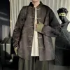 Chemises décontractées pour hommes bouton de collier de stand-up de style chinois vestes de chemises personnalisées en vrac