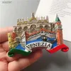 Fridge Magnets European Souvenir refrigerant magnet Milan Venice Italy European stereo resin magnet home decoration WX