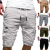 Jeans masculinos 2021 Mens shorts Cool Summer Solid Colors Múltiplos bolsos de corrida de haste solta meias plus size massl2405