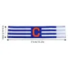 Soccer Professional Football Armband Nylon Justerbar fotboll Armbandsledare Match Captain