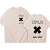 T-shirts masculins 2024 Shirts XPLR d'été Sam et Colby Chaincink merch en forme de coeur Imprimé T-shirts hommes femmes coton rond cou rond Slve Tops T240506