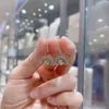 Jewellery Swarovskis Earring Designer Women Original Quality Luxury Fashion Charm Beating Heart Rainbow Earrings Element Crystal Rainbow Earrings Female