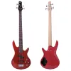 Гитара Irin 4 Strings Electric Bass Guitar 24 Frets Maple Body Bass Guitarra Guitarra с кабельными гаечных ключами гитарные аксессуары