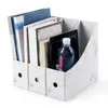 Storage Boxes Bins LBER Hardboard Magazine Shelf Waterproof Box Book Binding Desktop File Organizer Q240506