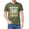 Ts Unisexe 100% coton drôle 50e anniversaire chemise b-day cadeau Sayage 50th Year Blague T-shirt surdimensionné T-shirt décontracté Clothstreet J240506