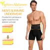 Lazawg Body Shaper Shorts für Männer schlampen Bauchkontrolle Slant mit mittlerer Trainer hoher Taille Unterwäsche Oberschenkel Höschen Körper Shaper Fitnessstudio 240506