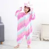 Pyjamas Kigurumi Cow Onesie Childrens Pyjamas Tier Cartoon Decke Pyjamas Babykleidung Winter Jungen und Mädchen Riesen Setl2405